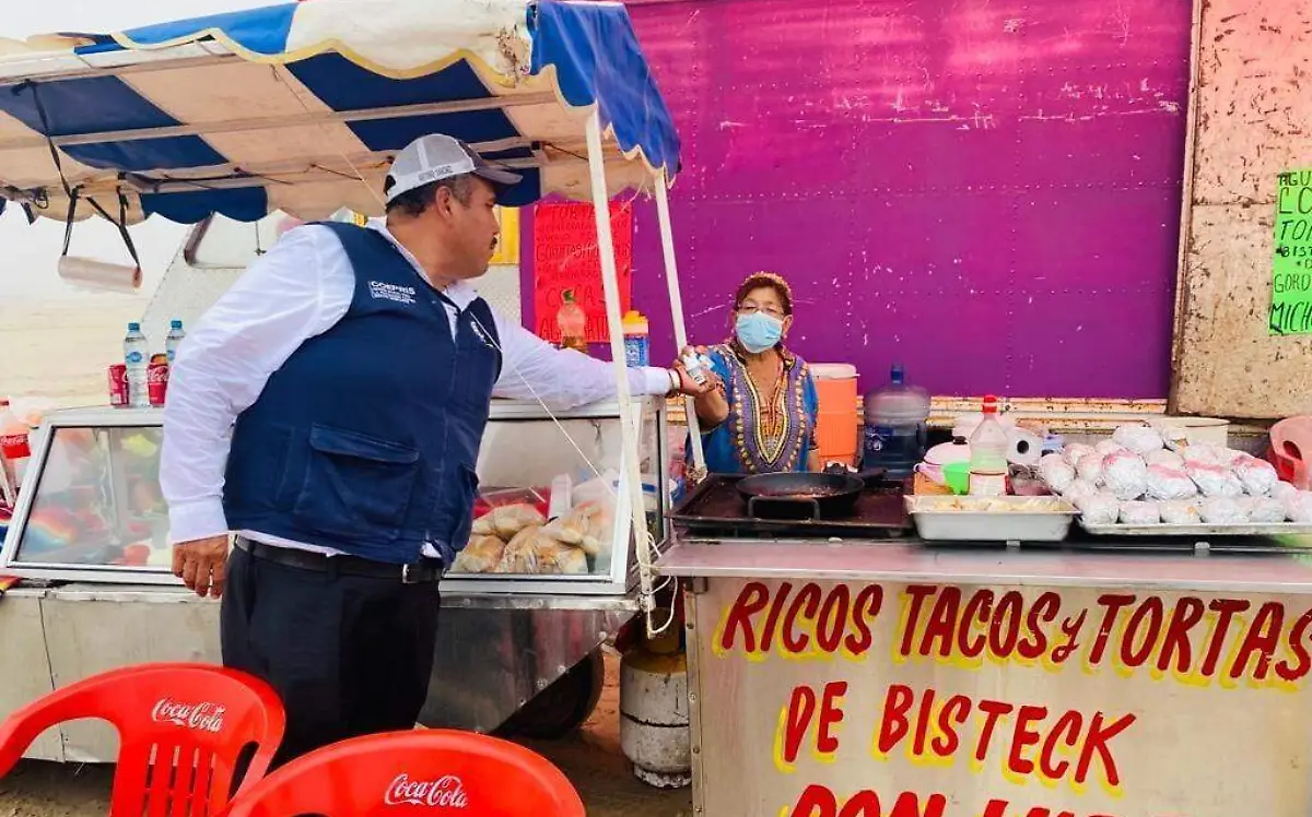 Refuerzan operativos de vigilancia en comercios dedicados a la venta de alimentos y aguas frescas Coepris Archivo